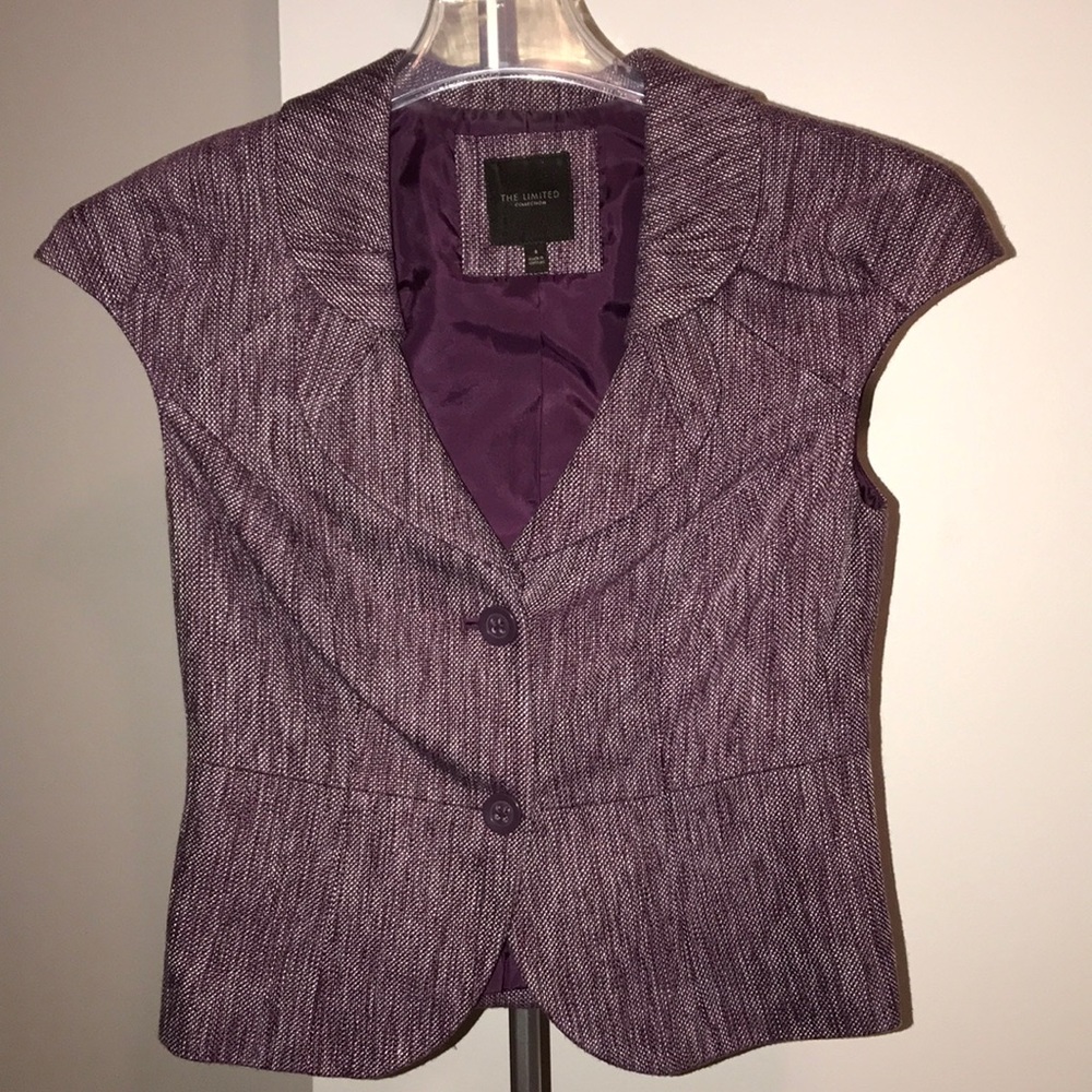 The Limited Collection sleeveless Suit Jacket.